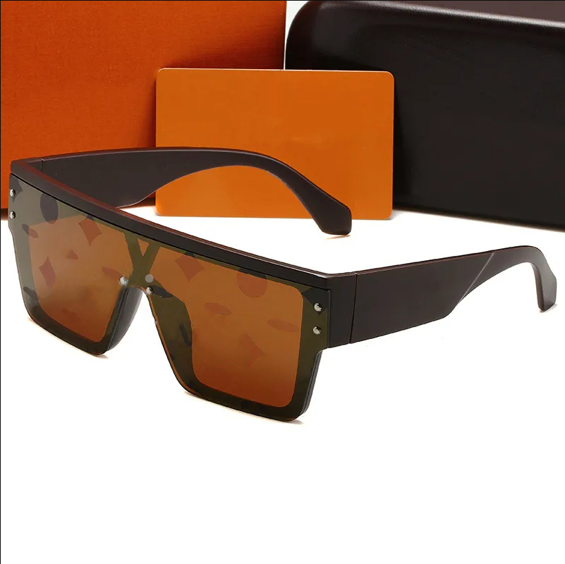 1583 New Square Fashion Waimea Occhiali da sole uomo Donna Montatura nera Specchio argento Fiore Lettera Lente Driving Brand Occhiali da sole Occhiali sportivi all'aperto con scatola