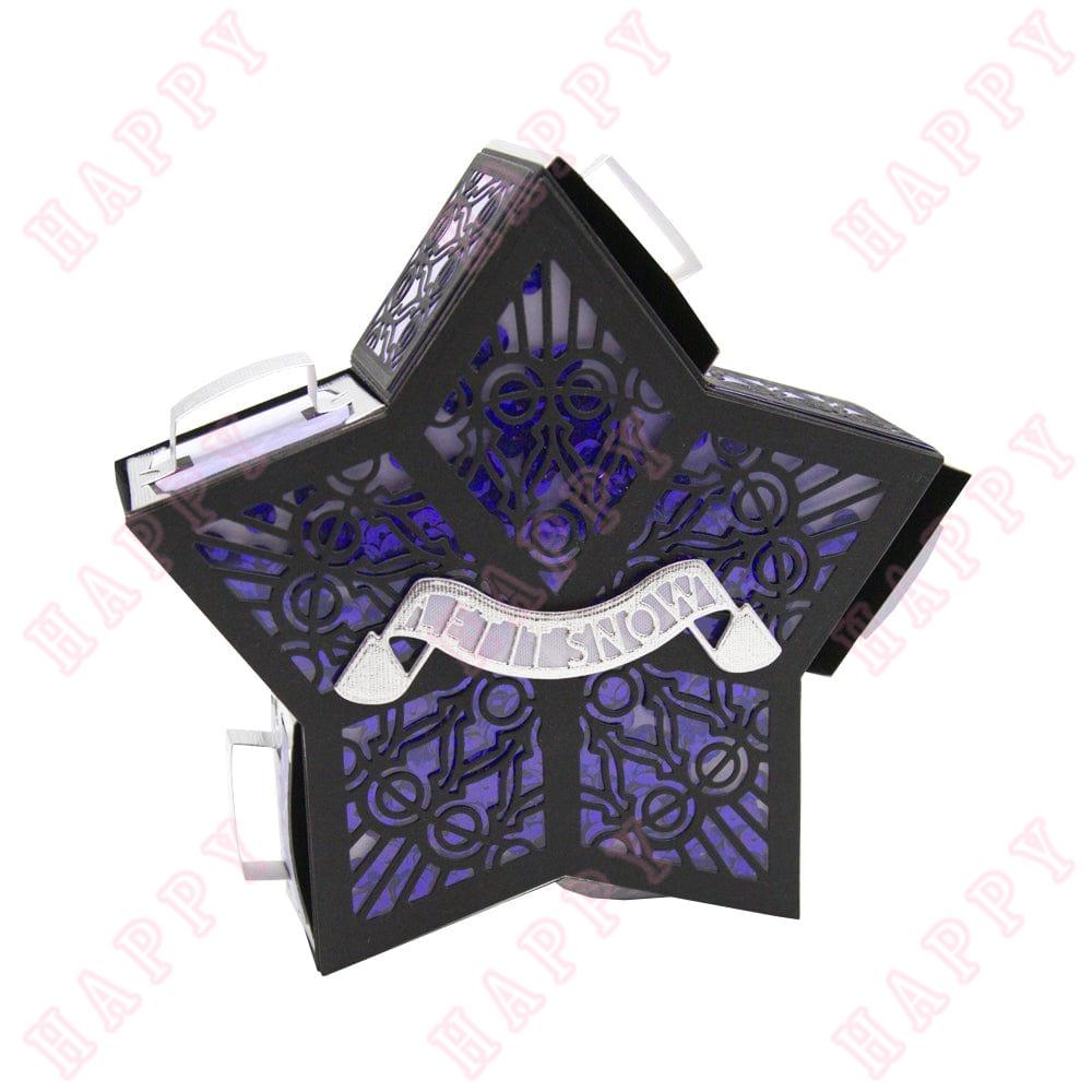 Stamping Metal Cutting Dies Little Star Gift Box Showcase Set Model