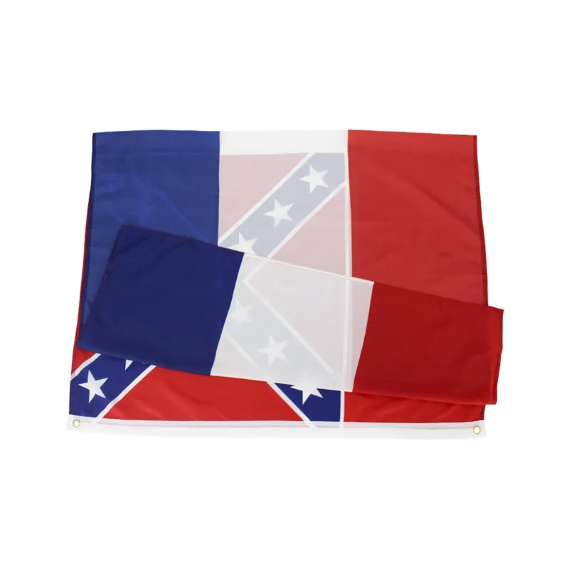 3x5ft Mississippi State Flag Ms State Flag Polyester Banner Two Sides Printed United States Southern Flag Banners 90 * 150cm