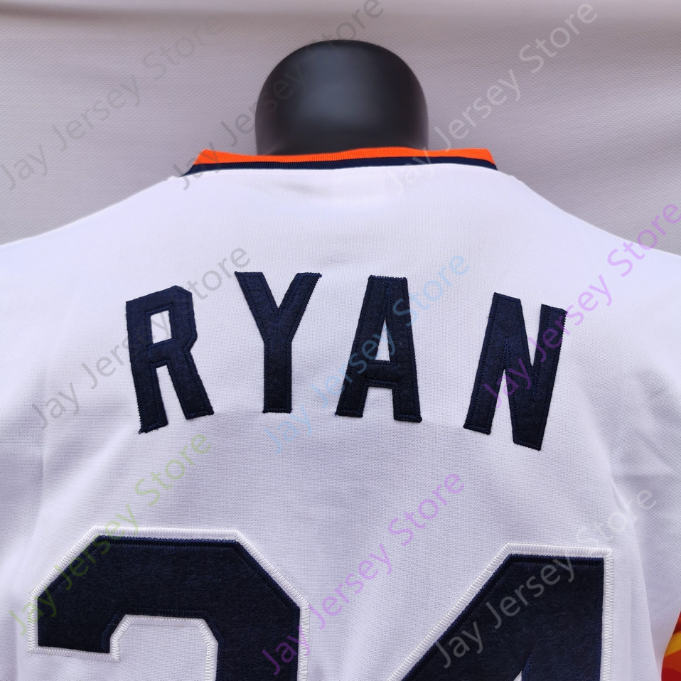 Nolan Ryan Jersey Rainbow Vintage 1969 WS 1994 1973 Gream Cooperstown Grey Turn Back Navy Mesh BP 1999 Hall Of Fame Patch Taille S-3XL