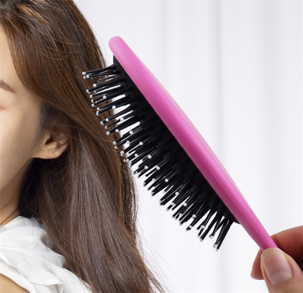 Hot Wet Dry Hair Brush salão de uso Detangling 8 cores Massage Comb Ship Random Color JL7792