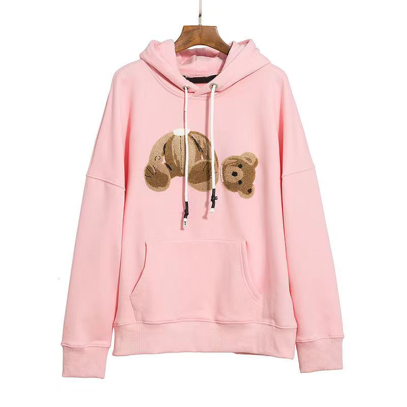 mode kvinnor hoodies designer kvinnor hoodie spring björn mönsterbrev rent bomull multicolor lös mångsidig män hoodie par outfit kvinnor tröjor