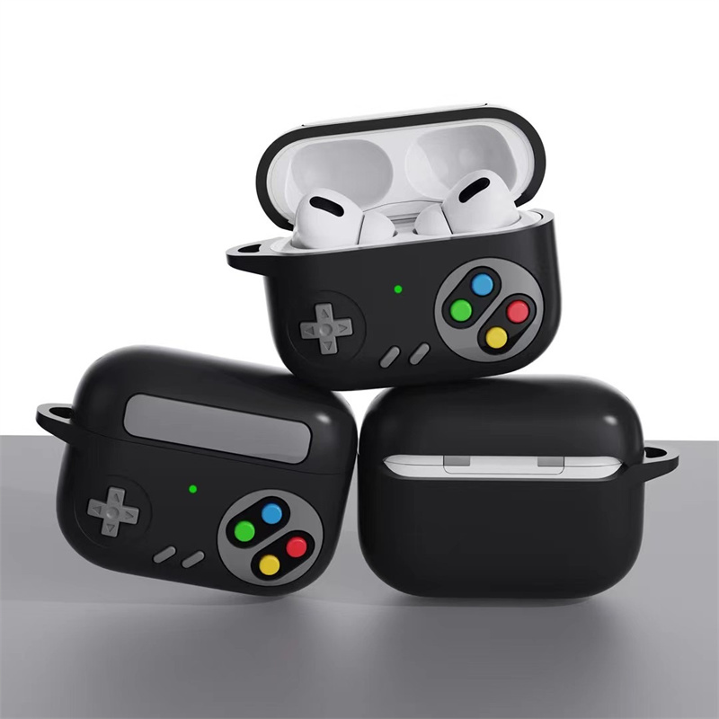 Новое для Apple AirPods 3 Game Game Console Console Luxury Design Match Match с сумкой для наушников для ключей для корпуса AirPods Pro 2 с кольцом