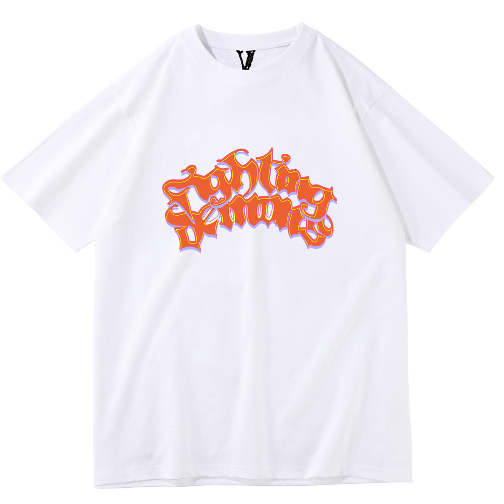 VLONE Casual T-Shirt Ins Hot 20ss Frühling Sommer Unisex gutes Herren-T-Shirt vorne 3D-Silikon-Logo T-Shirt T-Shirt Skateboard Übergröße Männer Frauen Kurzarm-T-Shirts Größe S-4XL Y1