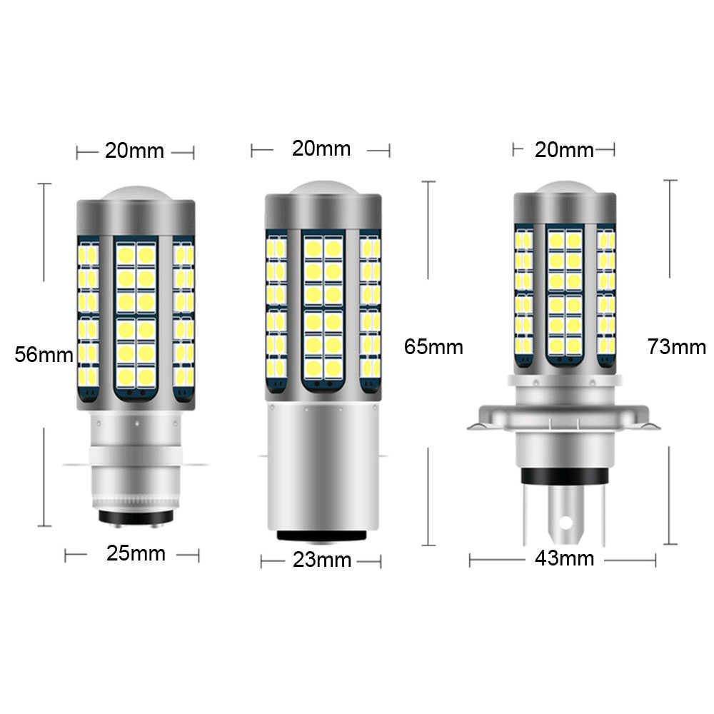 Neue H4 Led Motorrad Scheinwerfer LED BA20D P15D Lampe 12V 6000K Chips LED Motorrad Lampe Nebel lampe Moped Roller ATV Lampe