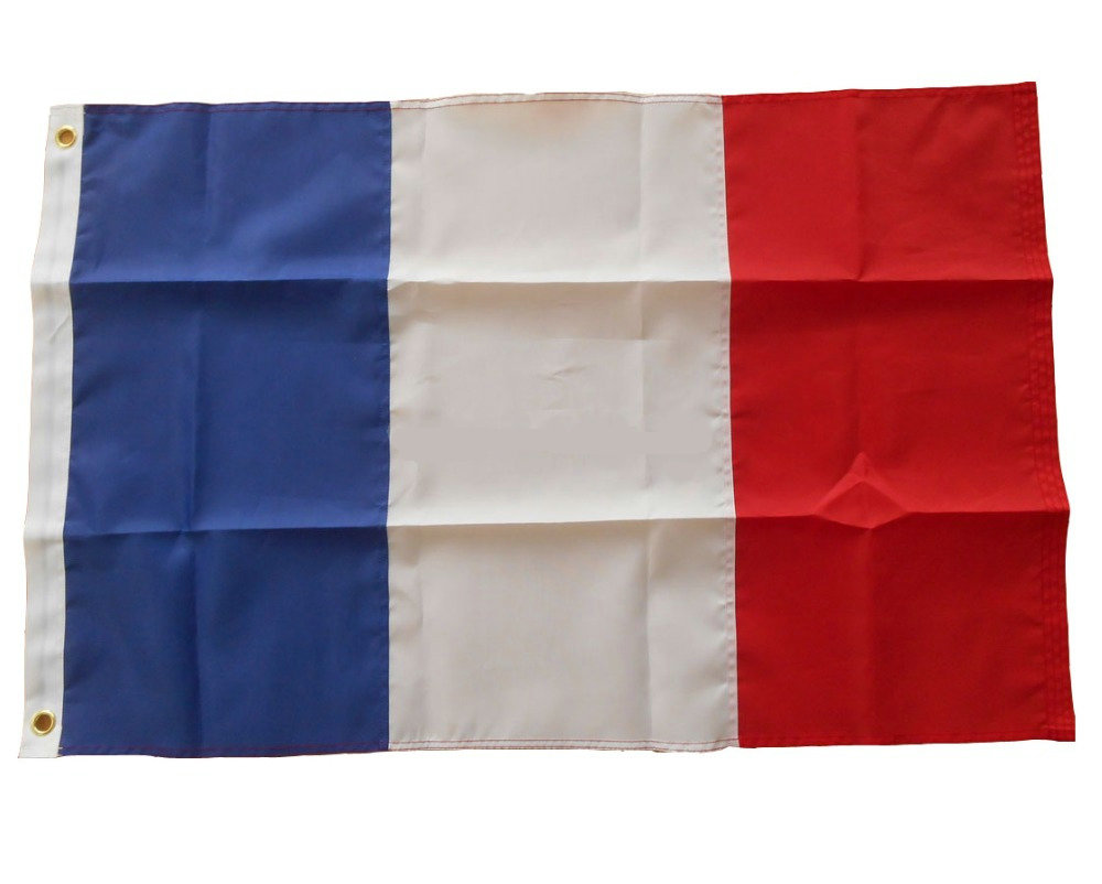 Bannière drapeau 90*150 cm drapeau france national polyster drapeau français pour la coupe du monde