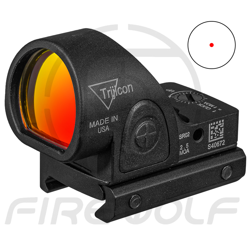 Trijicon SRO Red Dot Reflex Sight Scope For hunting Tactical Red Dot Sight With Clock Mount