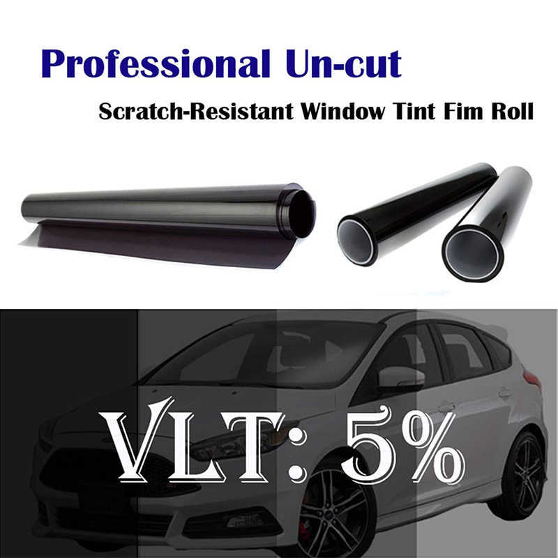 Nieuwe 50 cm X 3 m 1/5/15/25/35/50 Procent VLT Window Tint film Glas Sticker Zonnescherm Film voor Auto UV Protector folies Sticker Films