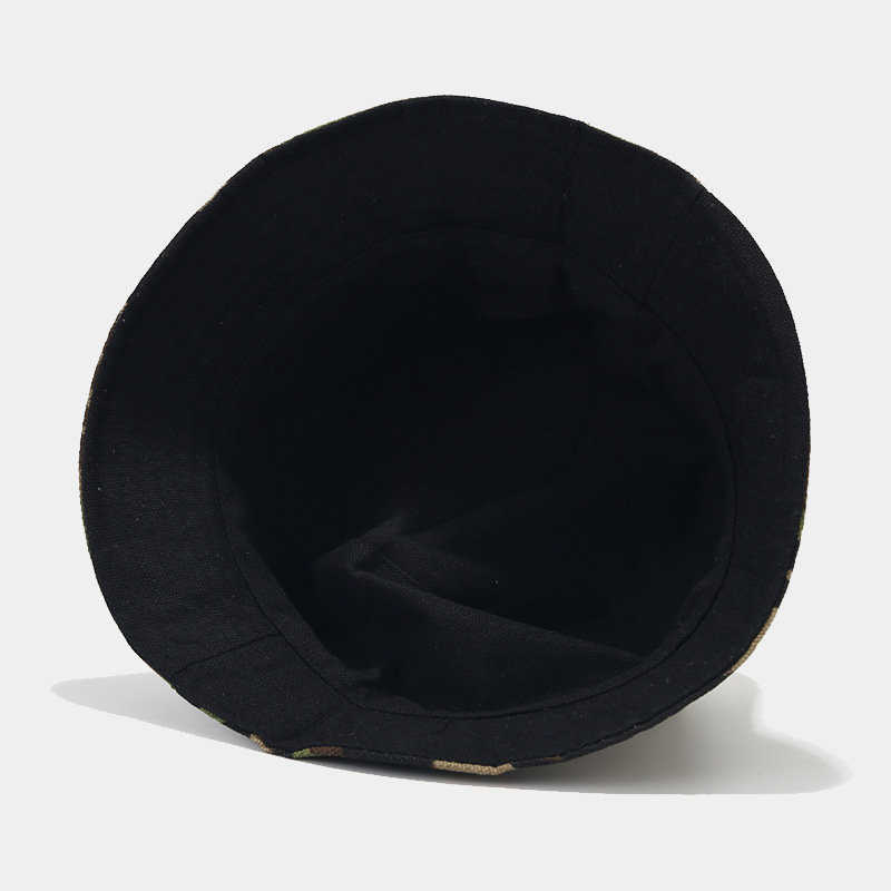 Wide Brim Hats 2023 Spring Cotton Camo Print Bucket Fisherman Outdoor Travel Sun Hat for Men and Women 133 G230603