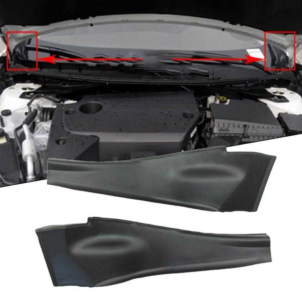 NYA 2st Windshield Wiper Cowl Cover Corner Windshield Cover för Nissan Altima 2013-2016 Biltillbehör