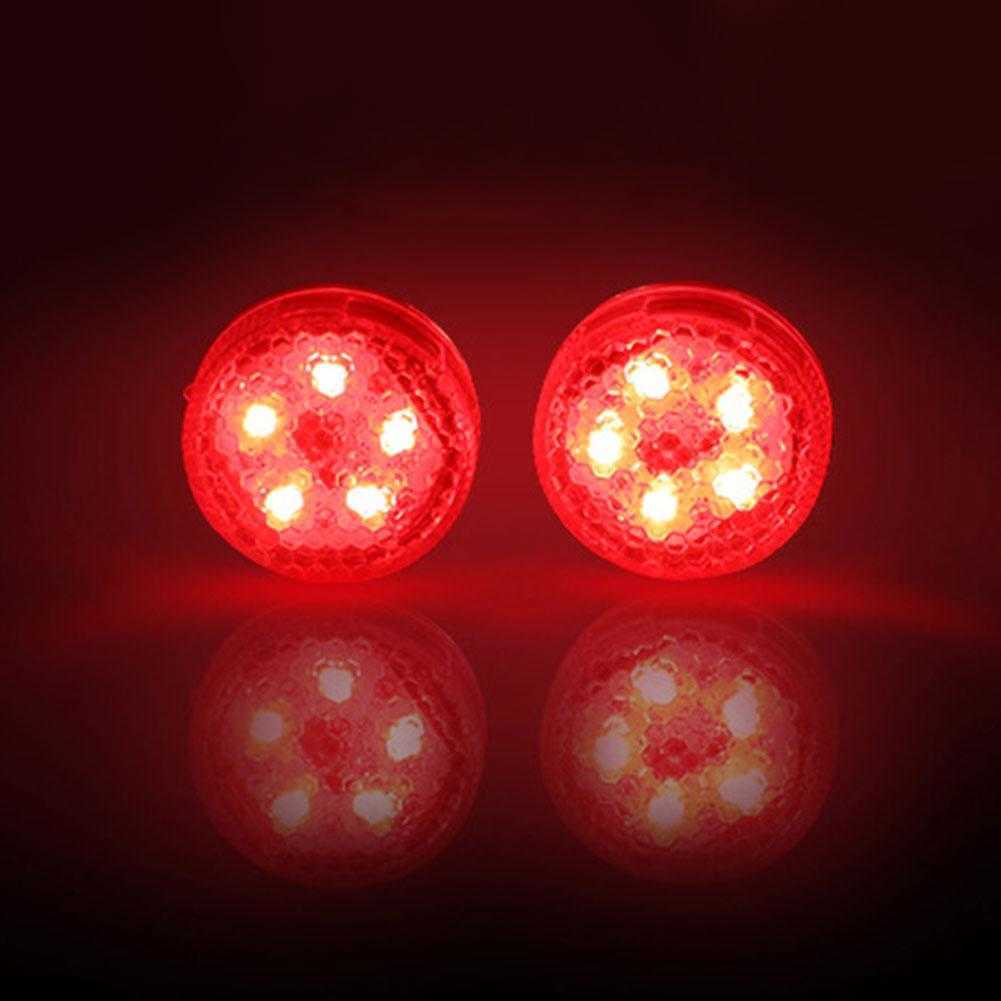 New Car Door Lights LED Car Opening Door Safety Warning Anti-collision Lights Red 3V Strobe Flashing Alarm Lights Universal