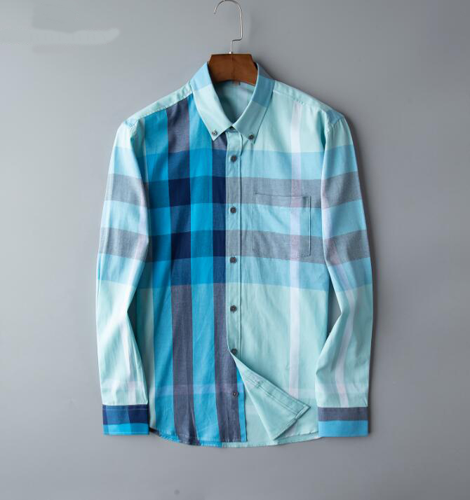 여름 남성 셔츠 디자이너 셔츠 클래식 스트라이프 프린트 카디건 코트 격자 무늬 긴 슬리브 셔츠 남자 여자 순수면 재킷
