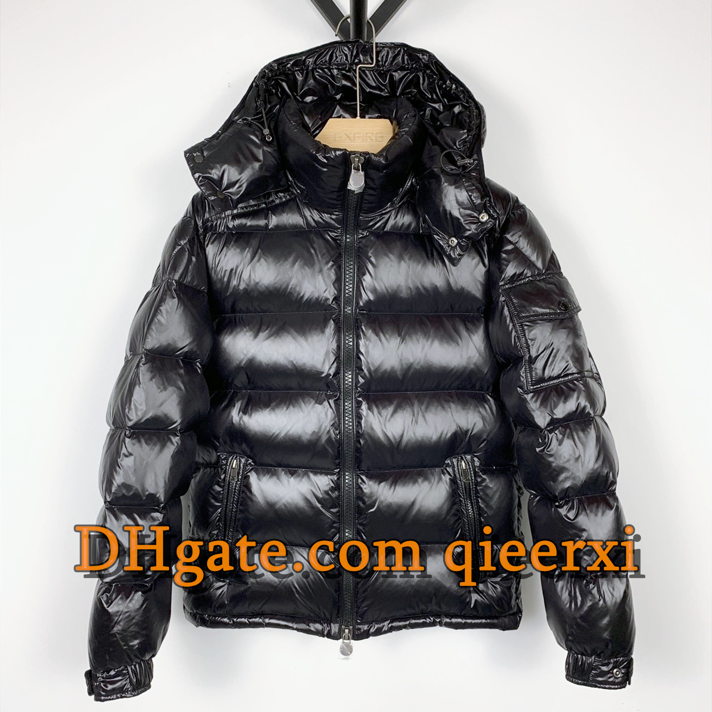 남성 블랙 퍼퍼 재킷 자켓 하얀 오리 다운 패딩 코트 야외 유지 따뜻한 외부 냉장 푹신한 후드 코트 플러스 크기 5xL 두꺼진 코트 스노우 코트