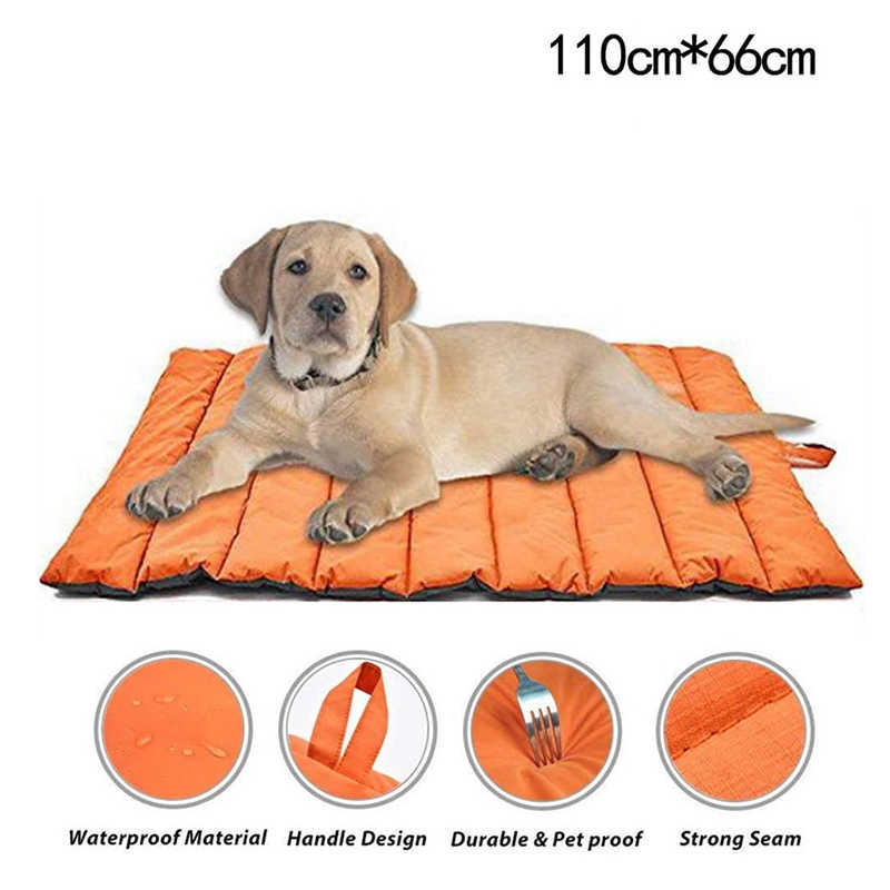 Nova almofada de dormir grande dobrada ao ar livre à prova d'água esteira de cama média para cães de resfriamento doméstico para animais de estimação camas para cães grandes fáceis de transportar