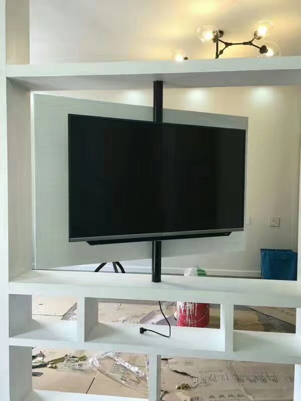 LCD TV 360 degree rotating frame partition wall rotating hanging frame rotating TV for 30-90 inch tv