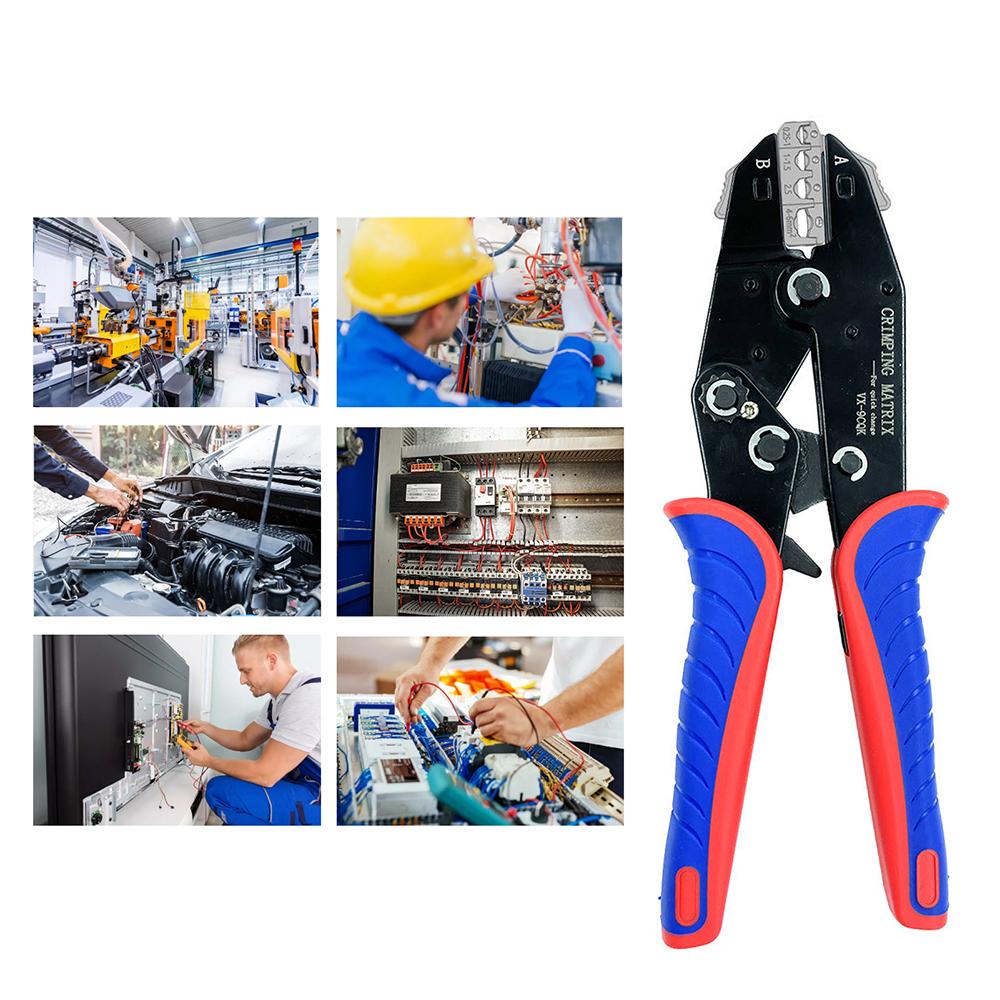 Tang Quick Change Crimping Tool 0.256mm² 2310 AWG Ratcheting Wire Crimper -tång för värmekrympanslutningar isolerade