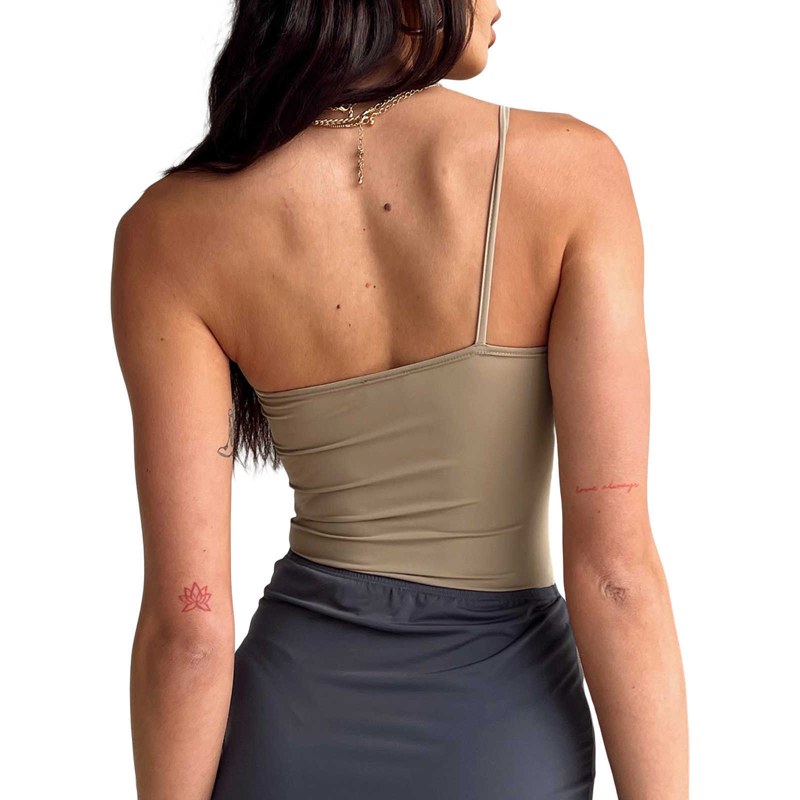 Débardeurs Camis 2023 nouvelles femmes été Sexy simple fronde débardeur Slim Fit solide Bandeau sans bretelles P230605