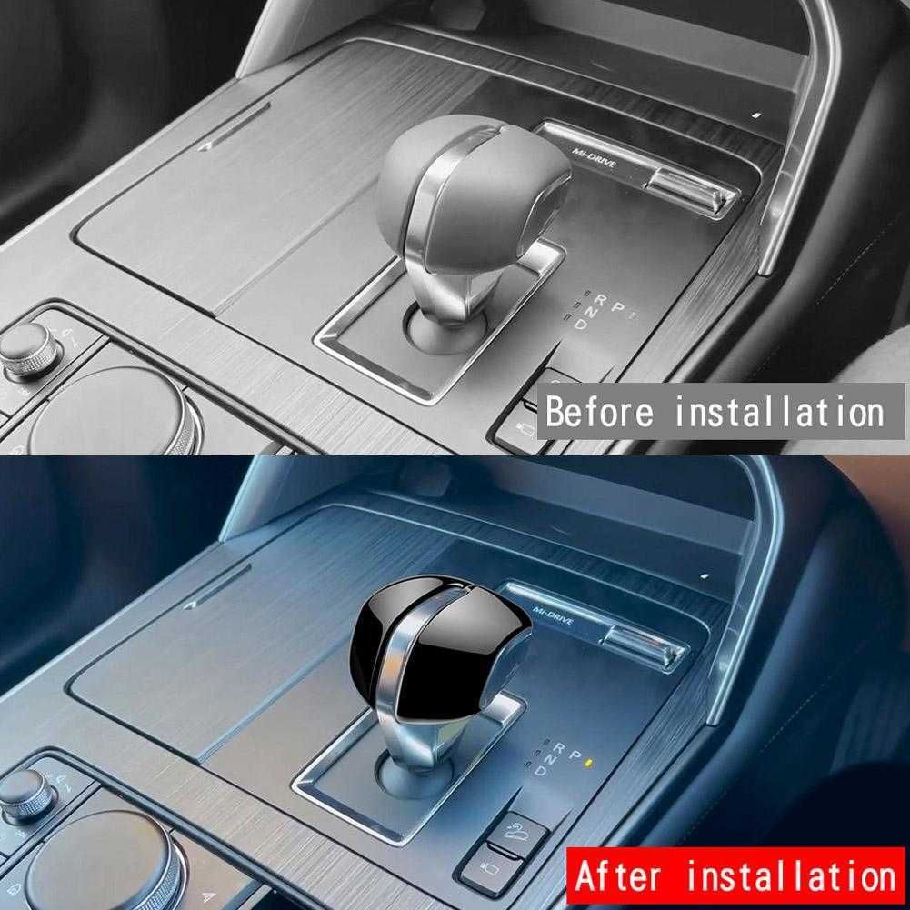 Nieuw Voor CX-60 Gewijd Pookknop Cover Shift Grip Cover Interieur Onderdelen Dress Up Protector Accessoires Nail Kras Preventie 2 stuks