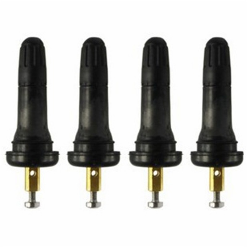 New Universal TPMS Tire Pressure Monitoring System Tire Valve Stems Anti-explosion Snap In Stems Rubber+Metal wholesale