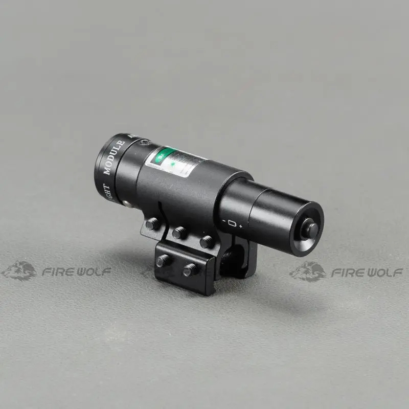 Fire Wolf Tactics YH211 MINI MIRA Green Laser Sight Wskaźnik z gąsienią 11 mm 20 mm do polowania szyny