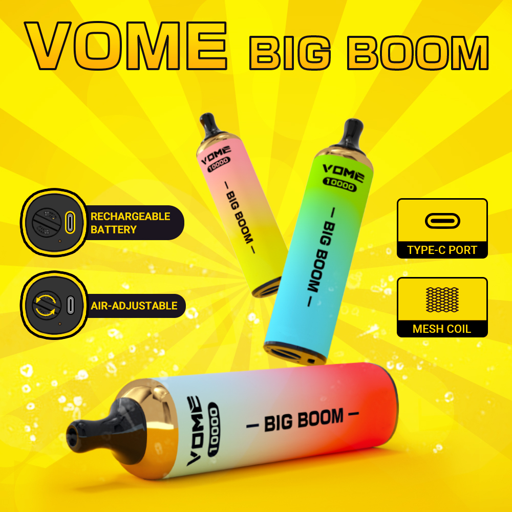 Fumot New Design Vome big boom 10000 puff vape usa e getta con mesh coil 12 gusti