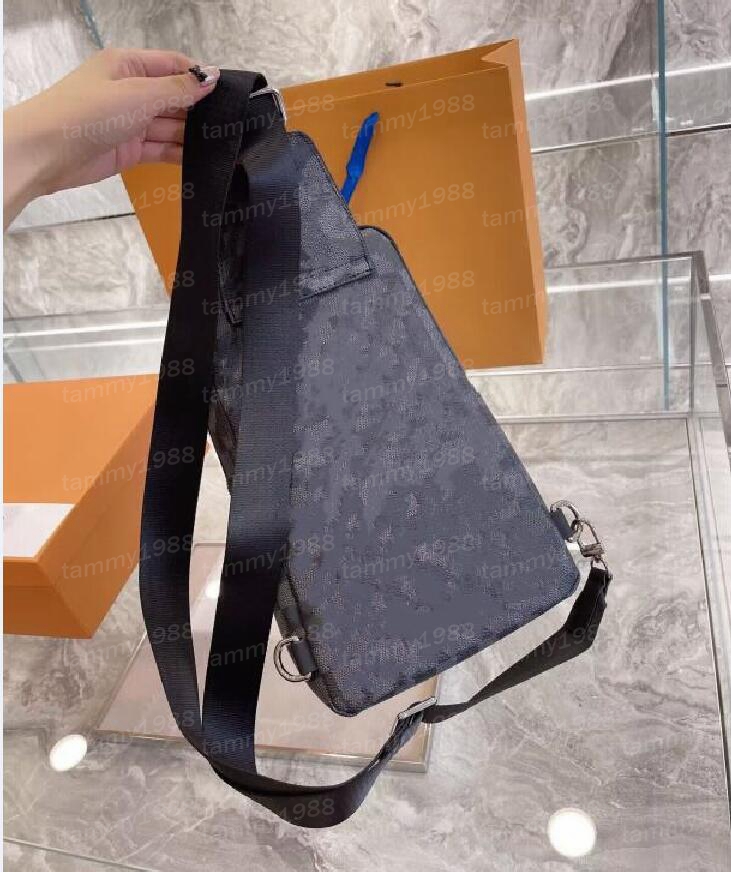 Alta qualità Avenue Sling Bag Mens Designer 5A Borse a tracolla in pelle Mans Luxurys Designer Borsa a tracolla Portafoglio Hobos Messaggio Borsa Tote Marsupio Marsupio