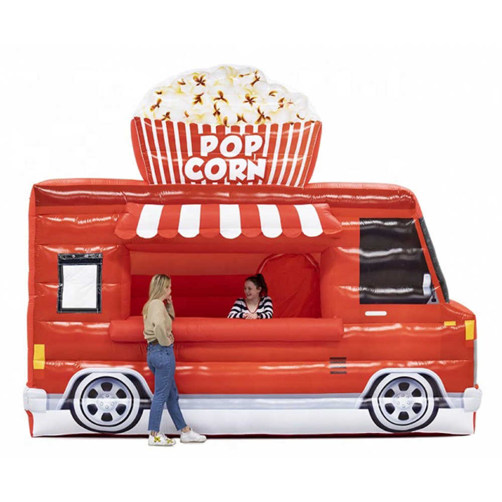 Fashion Move Gonfiabile Food Car Booth Chiosco Camion Cotton Candy Theme Stall Pop Corn Concession Stand Coffee Drink Bar For Sale