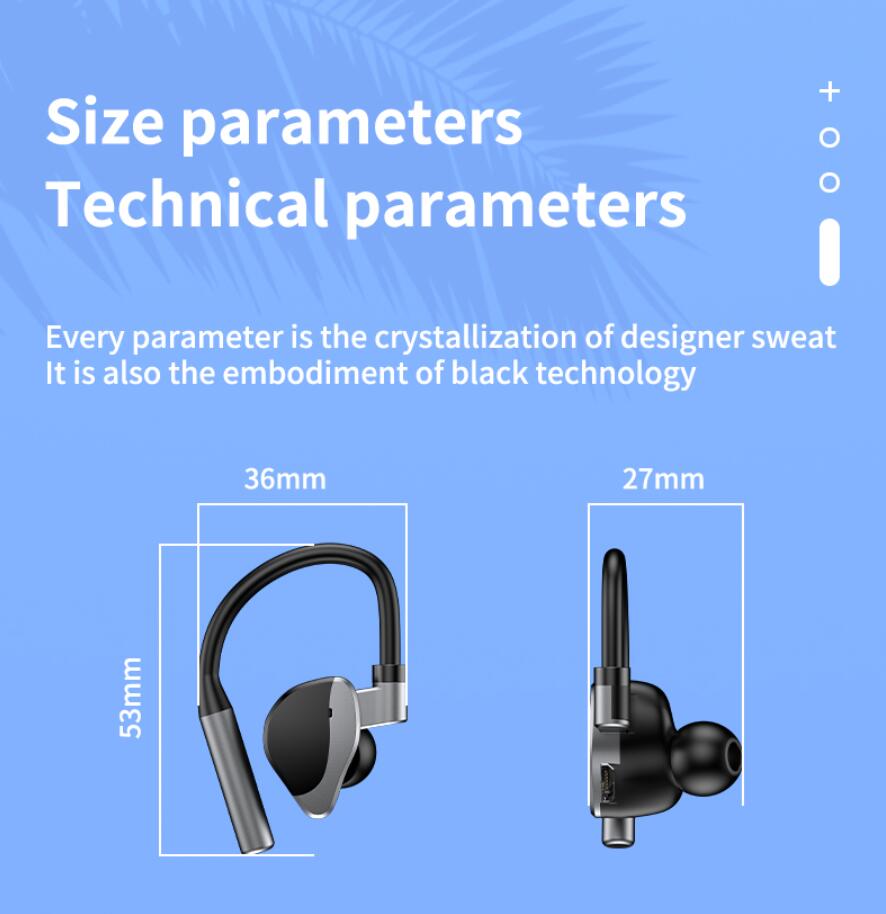 L15 Wireless Wireless-Compatible 5.2 Earphones In-Ear Touch Business Handsfree Headset Sport Oordopjes Hoofdtelefoon