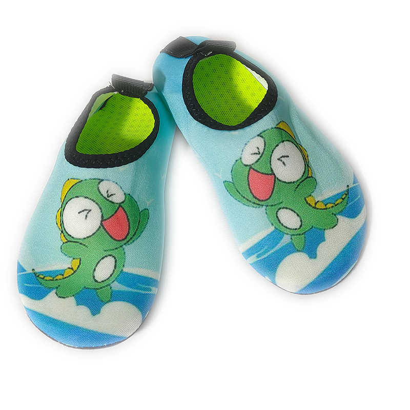 Water 20-34 Children's Cartoon Beach Barefoot Quick Dry Aqua Boys and Girls Soft Diving Wading Swimming Indoor Yoga Socks Bathroom Shoes P230605