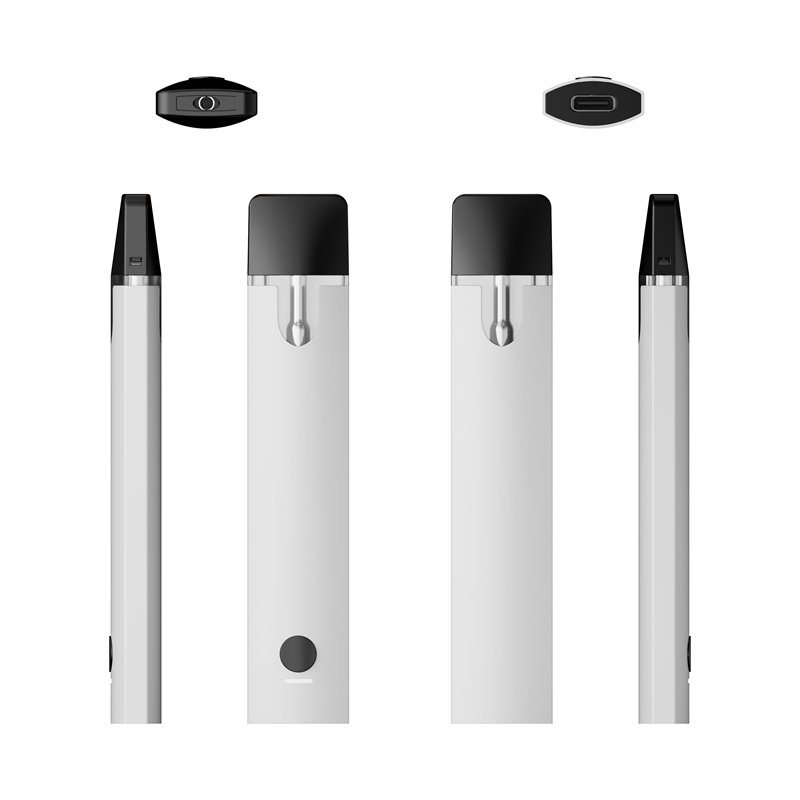 使い捨てe cig 1ml 2023新製品空の濃厚なオイルタイプc充電式デルタ