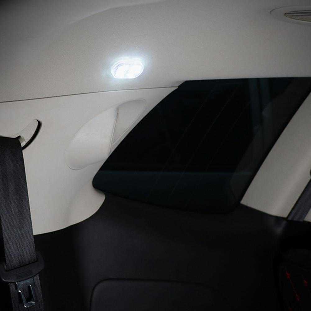 Ny bil interiör kupol ljus finger sensor läsningslampa 5v led bil styling nattljus mini USB laddning bilstam dörr ljus