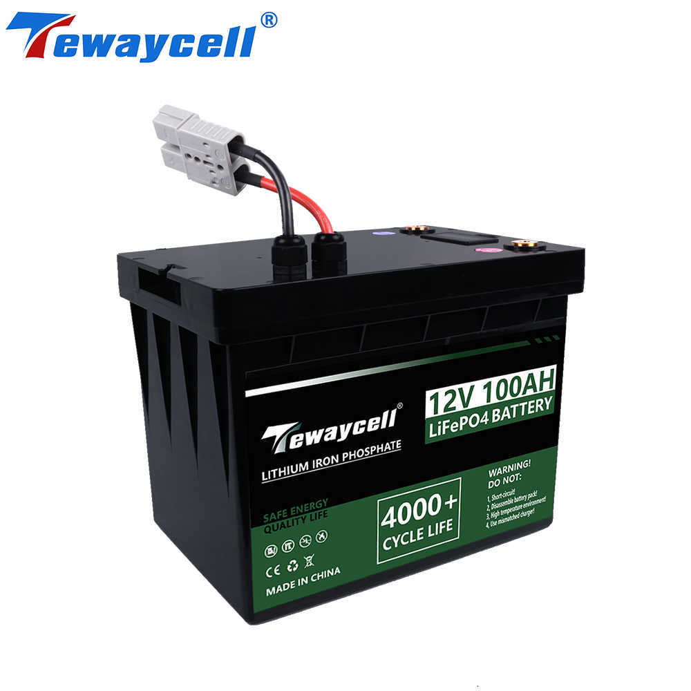 12.8V 100AH ​​LIFEPO4 배터리 팩 12V 리튬 철 포스페이트 태양 광 발전 시스템을위한 내장 BMS RV 트롤링 모터 EU 미국 세금 없음