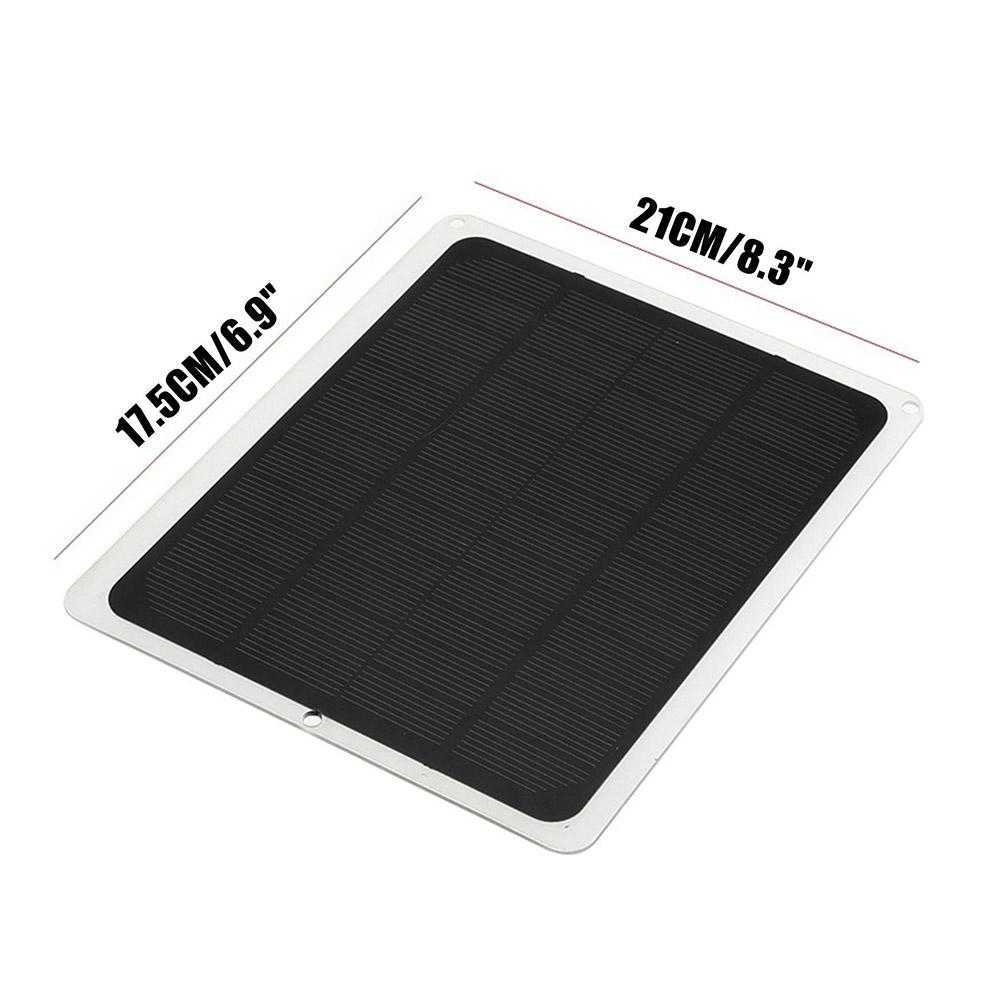 Ny 20W Solar Panel Kit Komplett 12V USB -styrenhet RV Solpanelen Solceller för bilbåt Båt Moblie Telefon Batteriladdare