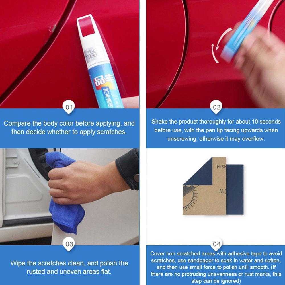 Ny bil lagring Fyll färg penna verktyg professionell applikator vattentät upp bilfärg reparation kappa målning klara remover