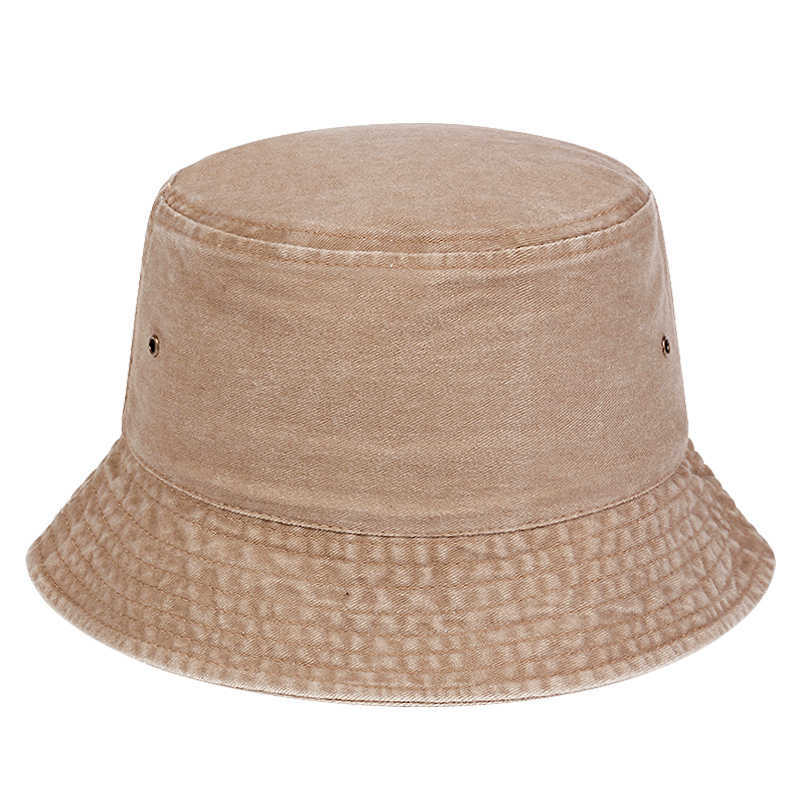 Chapeaux à large bord New Folded Fisherman's Washing denim Mode unisexe Bob Hip Hop Hommes Panama Femmes Bucket Sun Hat Gorros G230603