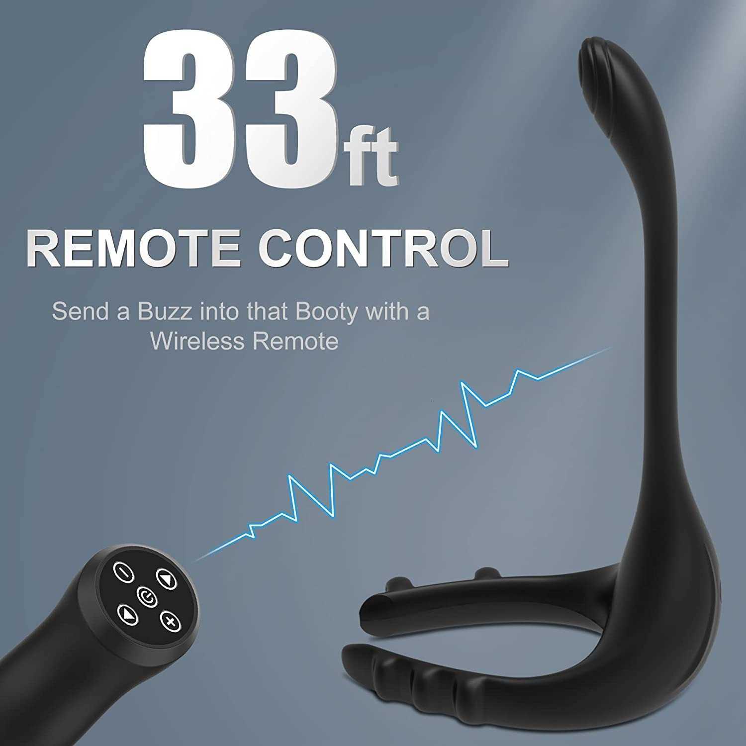 Cock Vibrator Penis Sleeve Male Prostate Massager Remote Contorl Anal Butt Plug Delay Ejaculation Ring Vibrating for Men