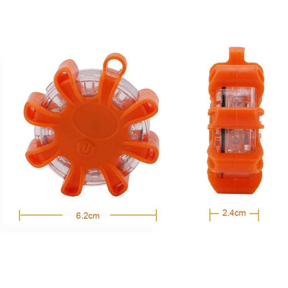 New Magnetic Emergency Roadside Safety Light IP44 Road Flares Rescue Light LED Strobe Warning Light Flashlights Car Beacon Lamps