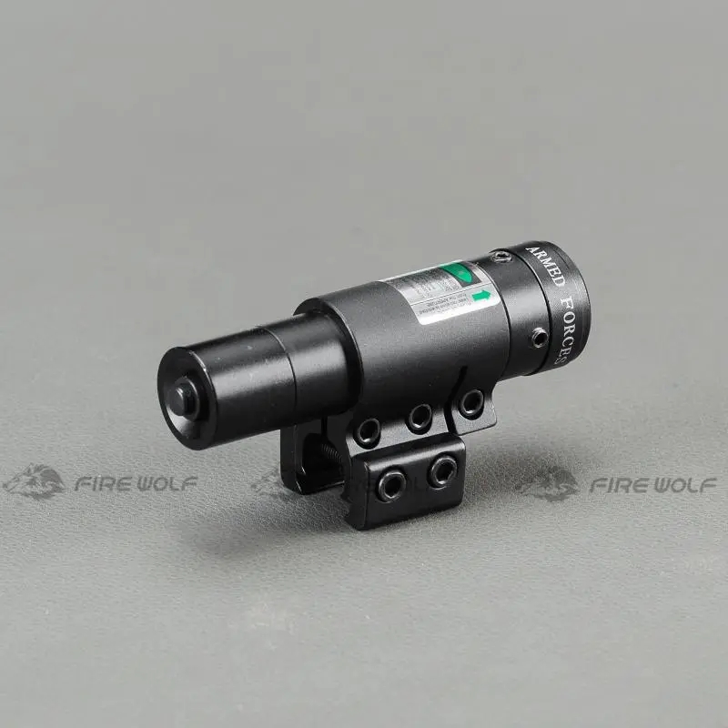 Fire Wolf Tactics YH211 MINI MIRA Green Laser Sight Wskaźnik z gąsienią 11 mm 20 mm do polowania szyny