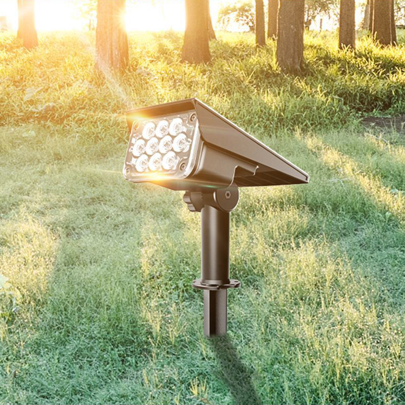 Solar Spot Lights 20LED SOLAR LANDSCAPE RGB LIGHTS 3 Färger Vattentät för Lawn Garden Yard Treeway Party Patio