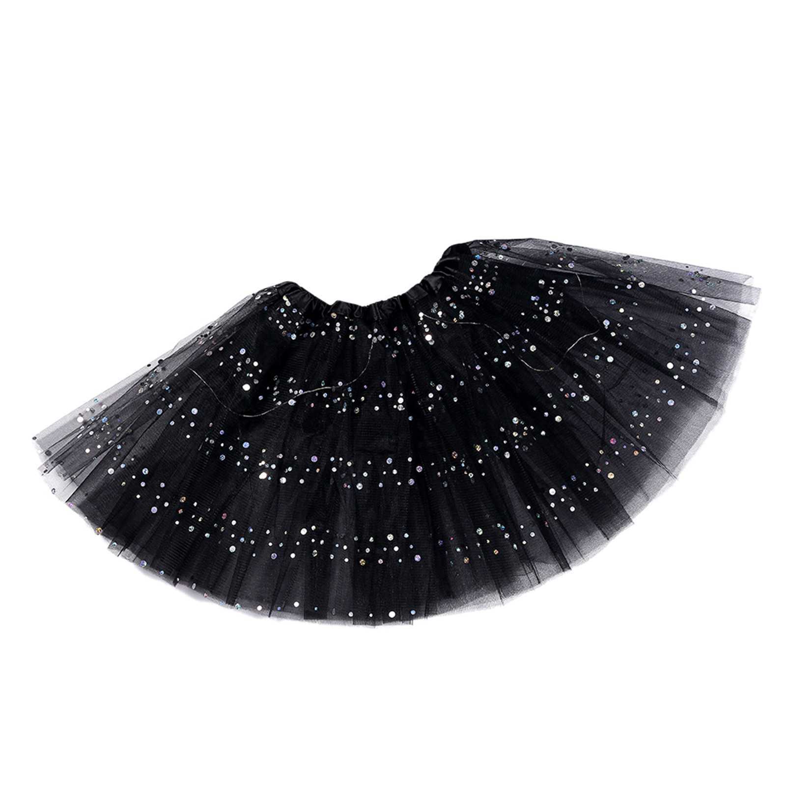 Bronzage à pois Mini paillettes mode maille été adulte Tutu jupes femmes Ballet robe Jupe nouveau G220606