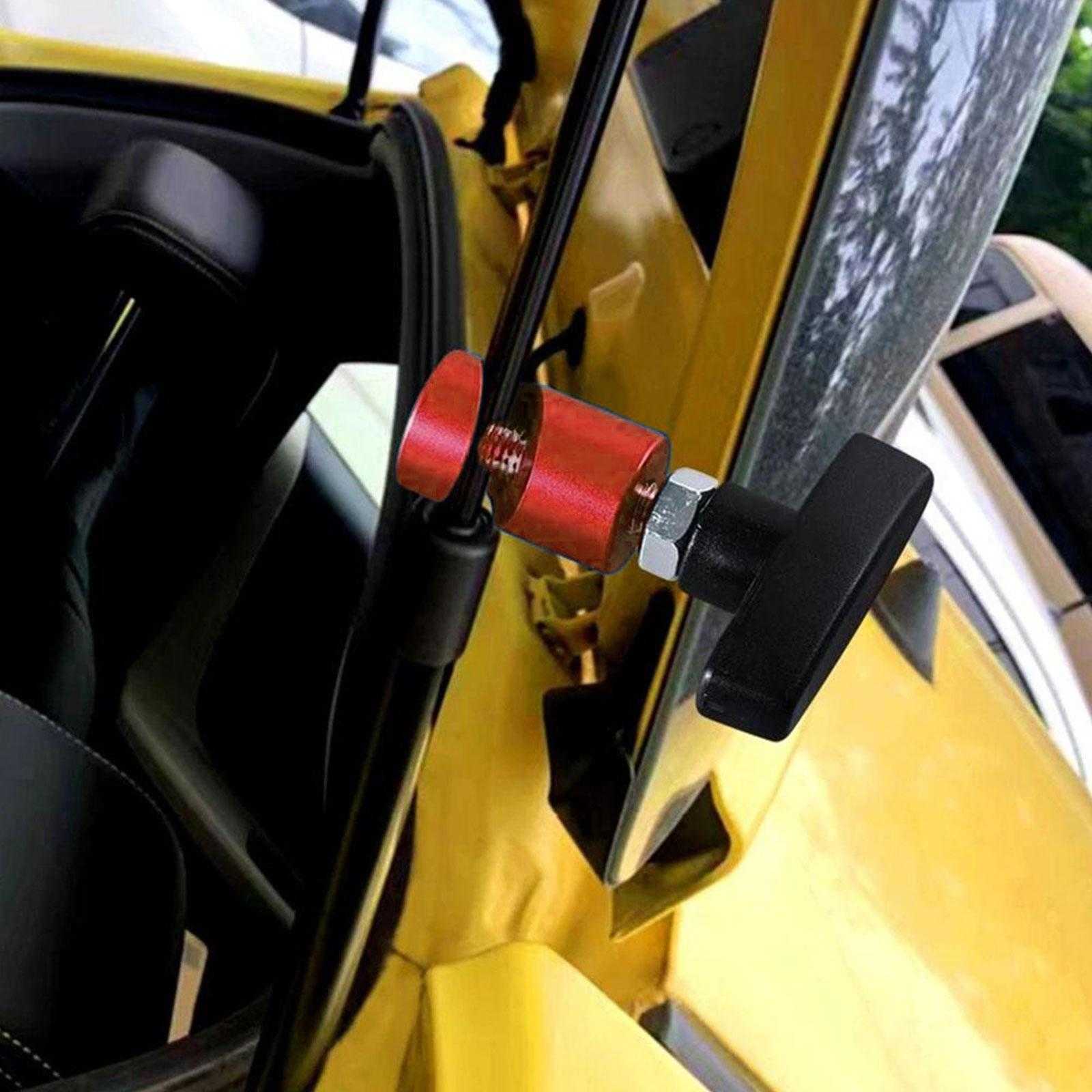 2024 Aluminum Car Hood Holder Trunk Air Pressure Anti-Slip Engine Cover Lifting Support Rod Fixing Clamp Lift Support Clamp