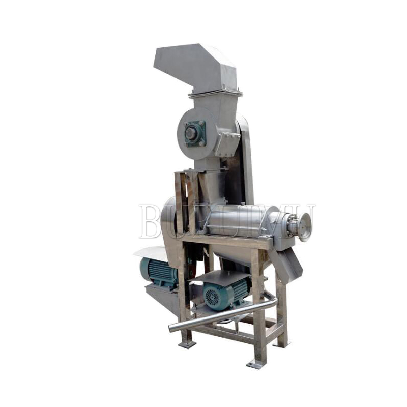 Commercial Apple Spiral Crusher Juicer Extractor Fruits Production Line Bearbetningsmaskin med hjul Cold Press för Orange