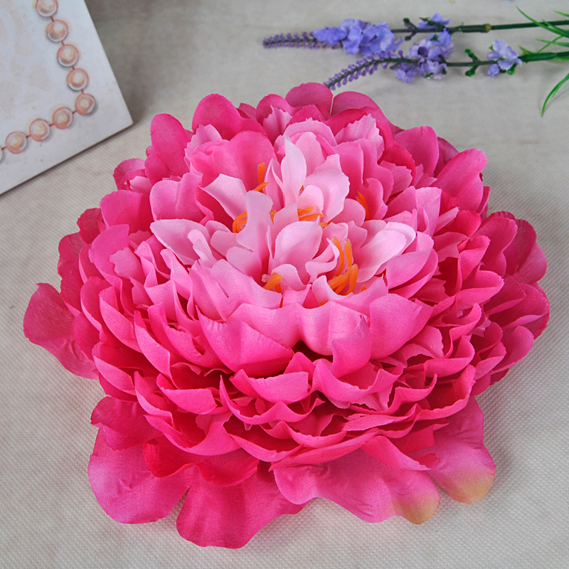 20 cm Artificial peony flower heads DIY Multicolor Road lead wedding Bouquet hotel background wall decor accessories flores