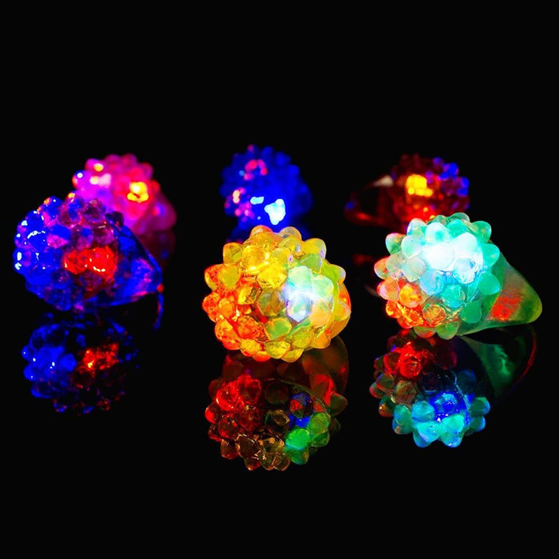 LED Light Sticks 20 stkLichtgevende Ringen Sterren Shine In The Dark Kinderspeelgoed Flash LED Cartoon Lights Glow In The Dark Speelgoed voor Kinderen In Nacht 230606