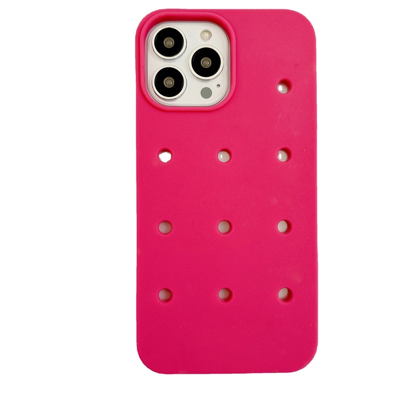 Capas de silicone DIY para celular para iPhone11 12 13 14/pro/promax Novo design capa para celular com furo