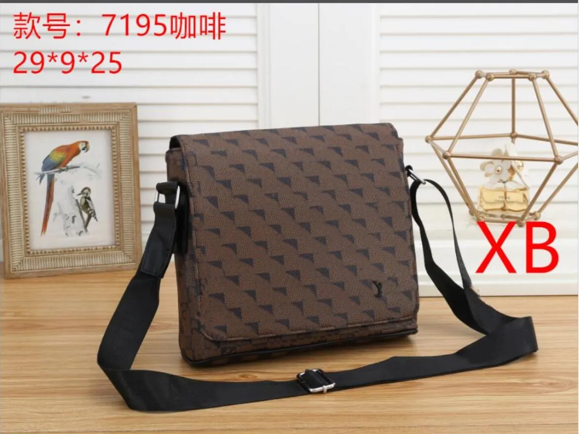 2023 Luxury Designer Messenger Bag Reverse Canvas Mens Crossbody TRIO Sets Fashion Man Shoulder Bags tote Purse Wallet Clutch