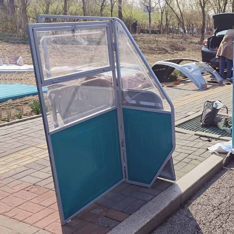 Electric tricycle shed, fully enclosed, nano plastic shed, sun shading, rain protection, and sun protection
