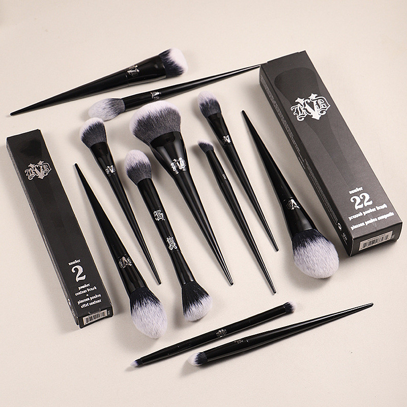 Kat Von D makeup brushes Powder Foundation Blush Make up Brushes Eyeshadow brush with Retail box Makeup Tools