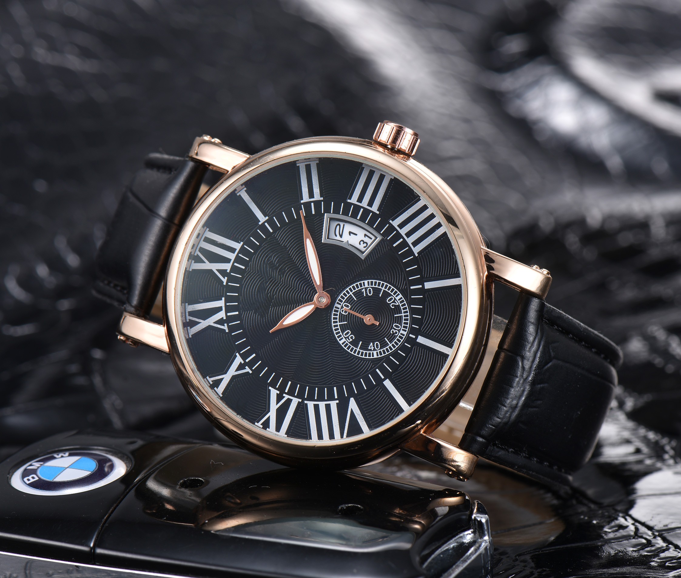 I migliori orologi di lusso Cronografo al quarzo da uomo di alta qualità Orologio da polso da uomo svizzero Cinturino da uomo sportivo Orologio da uomo