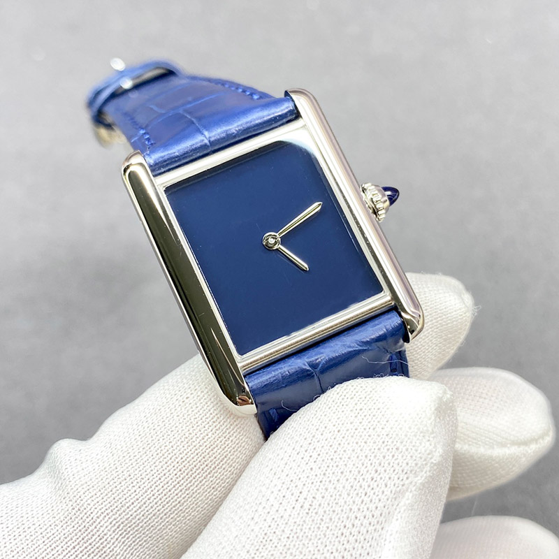 Herrenuhr Quarzwerk Uhren 33,7 x 25,5 mm Saphir Business Damen Armbanduhren Wasserdicht Montre de Luxe